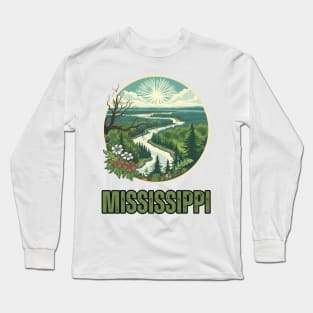 Mississippi State USA Long Sleeve T-Shirt